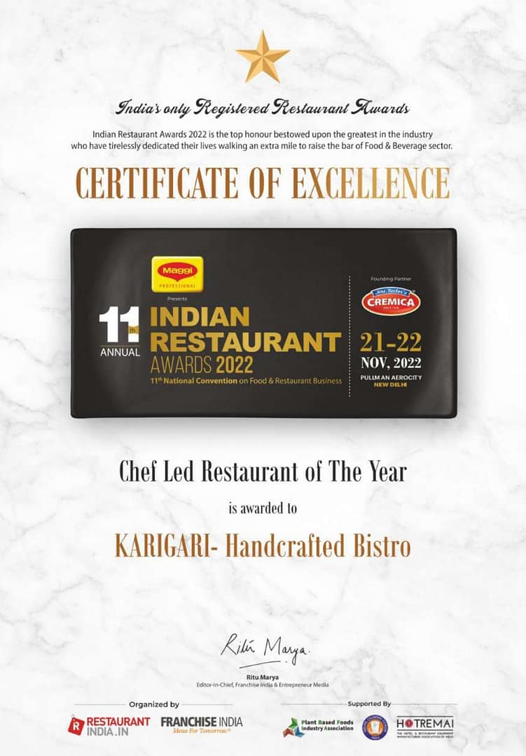 Chef Led Restaurant of the Year 2022